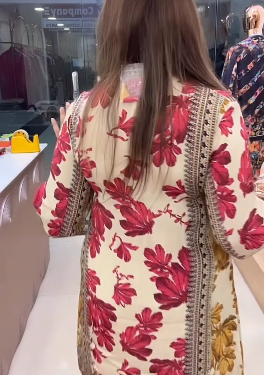 Floral Print Crape Co-Ord set for women