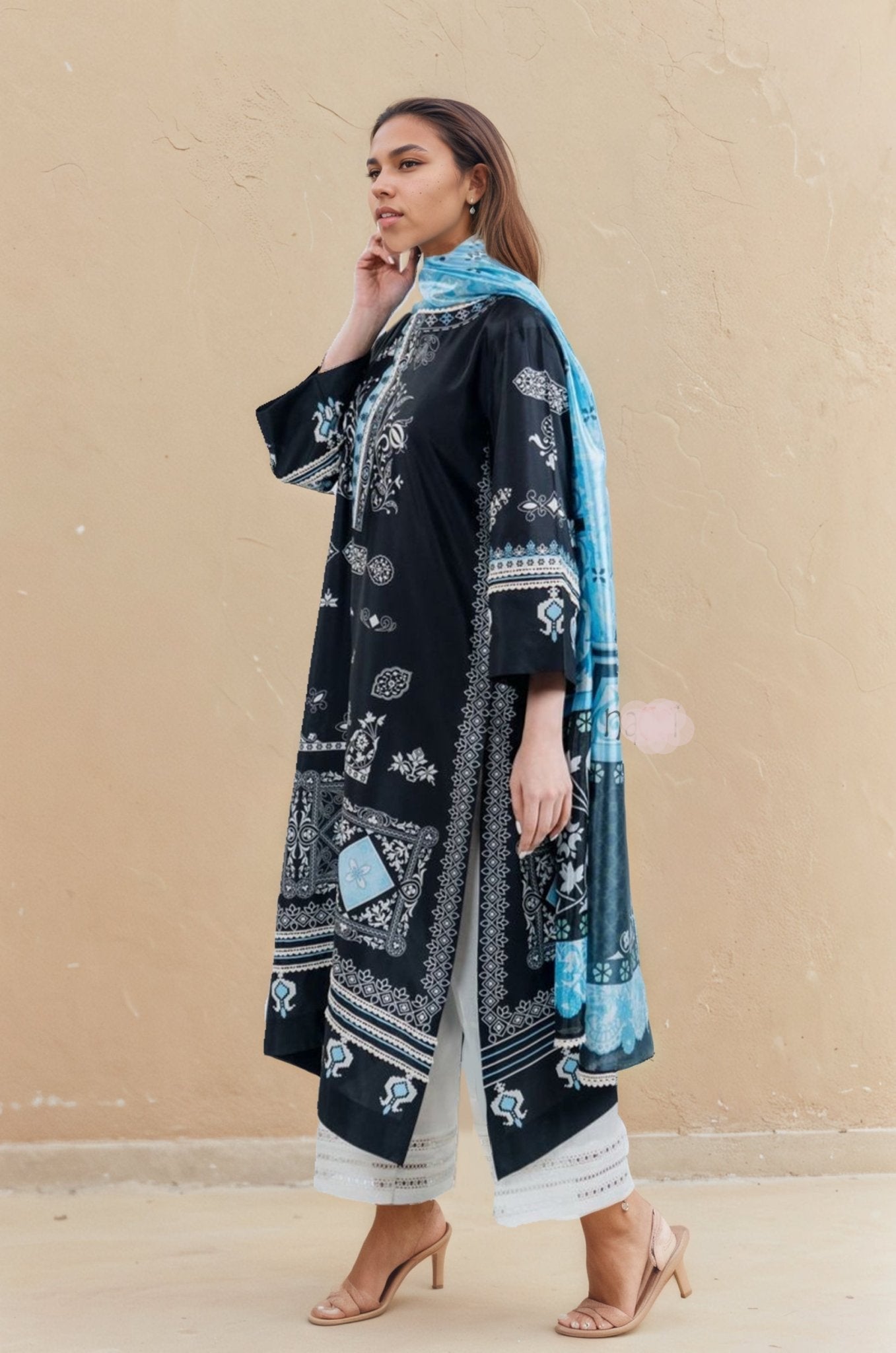 Tara Bloom Co-ord Set (NO DUPATTA)