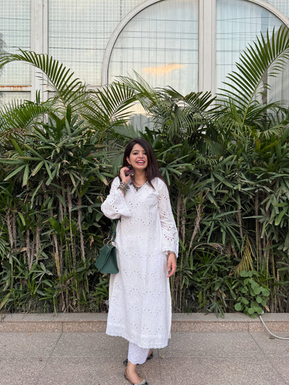 Noor White Kurta