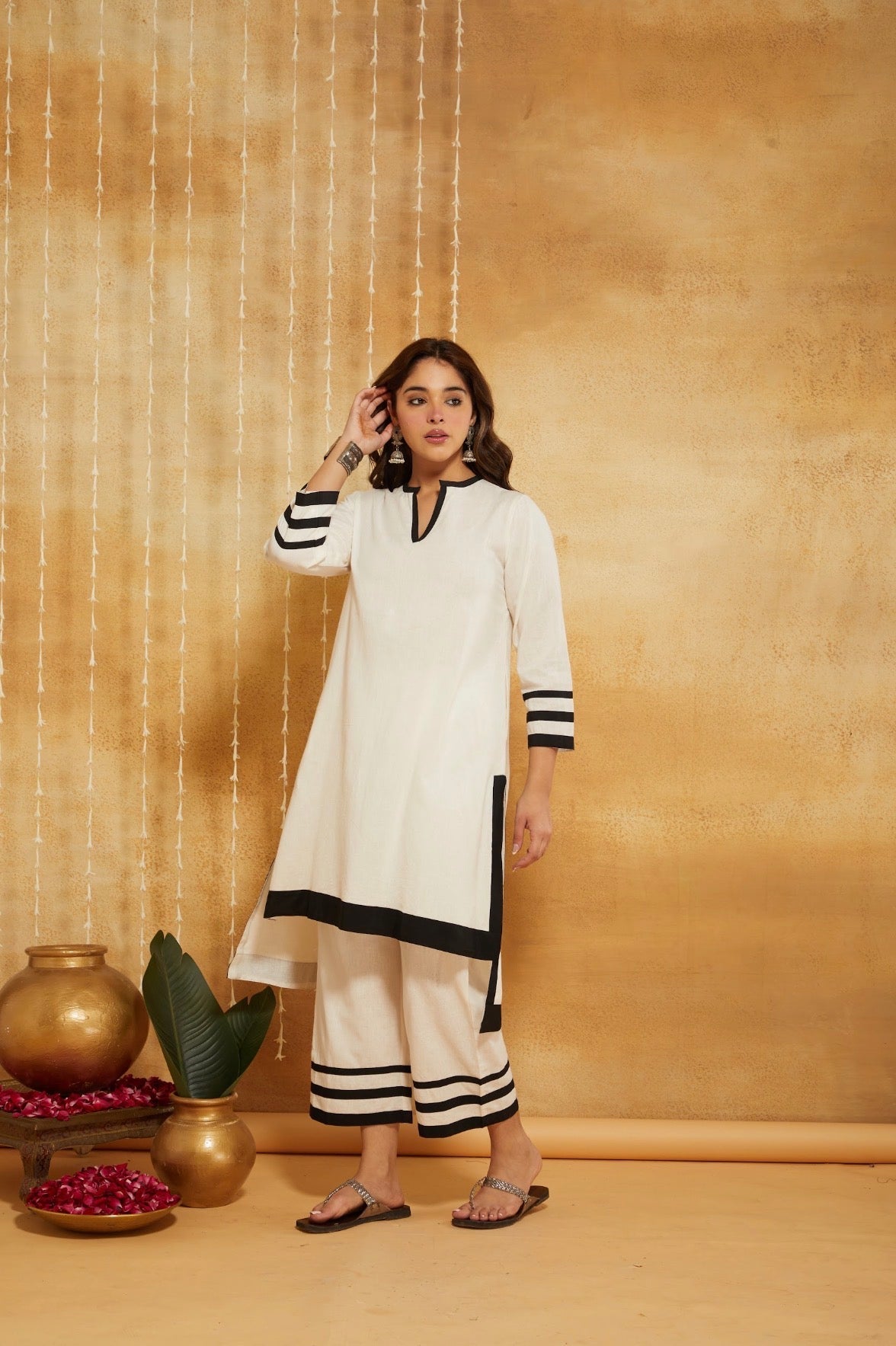 Nazm Off White Coord Set