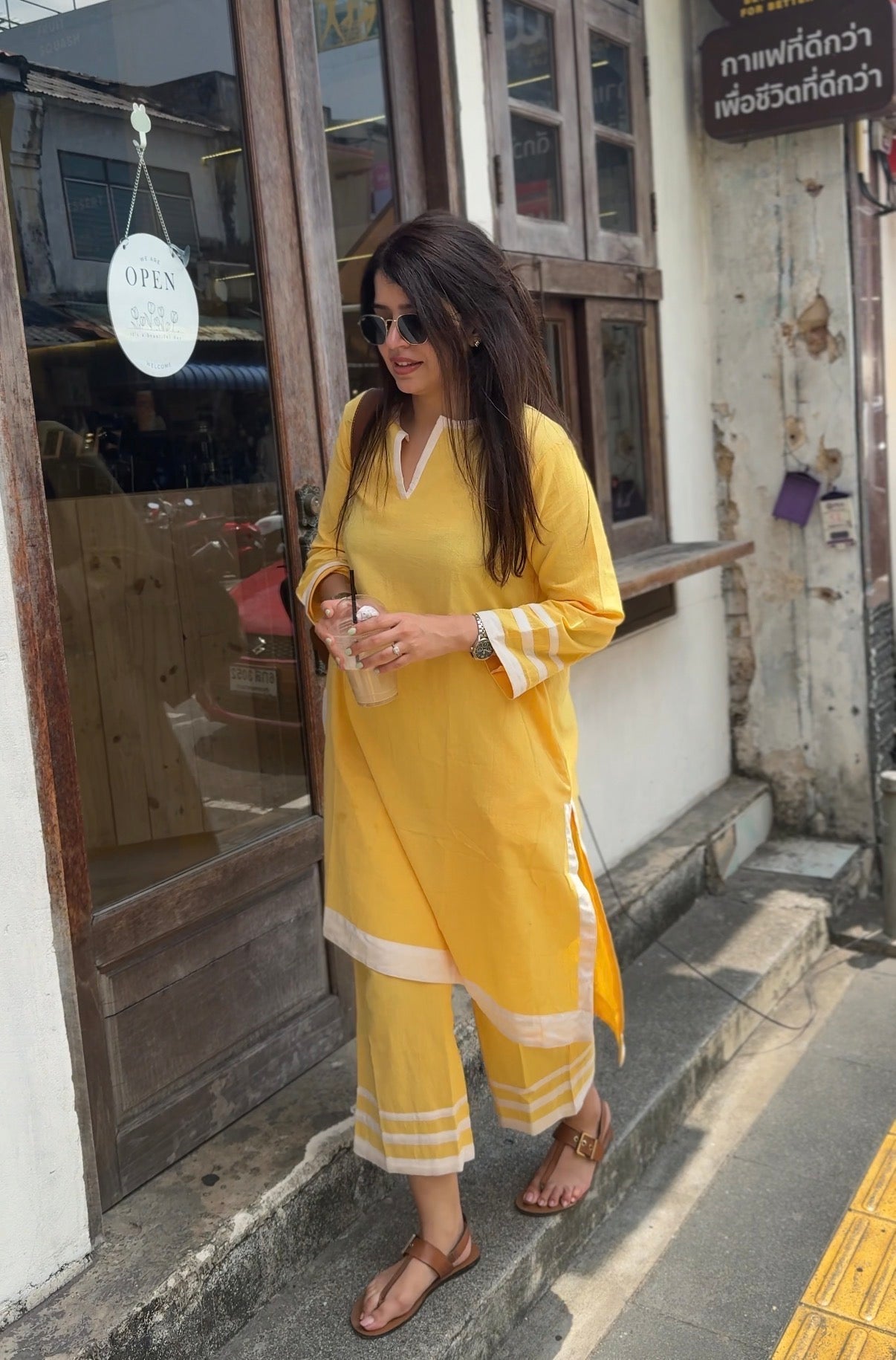 Nazm Off White Coord Set