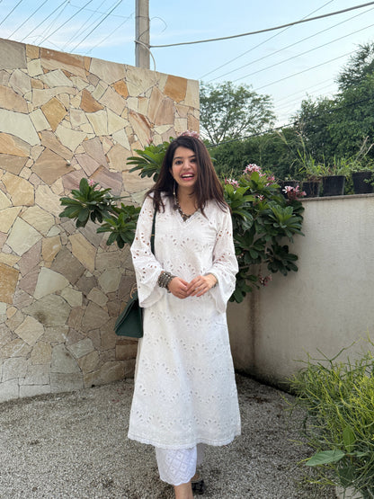 Noor White Kurta