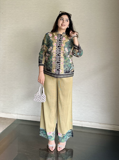 Peacock Garden Co-ord Set
