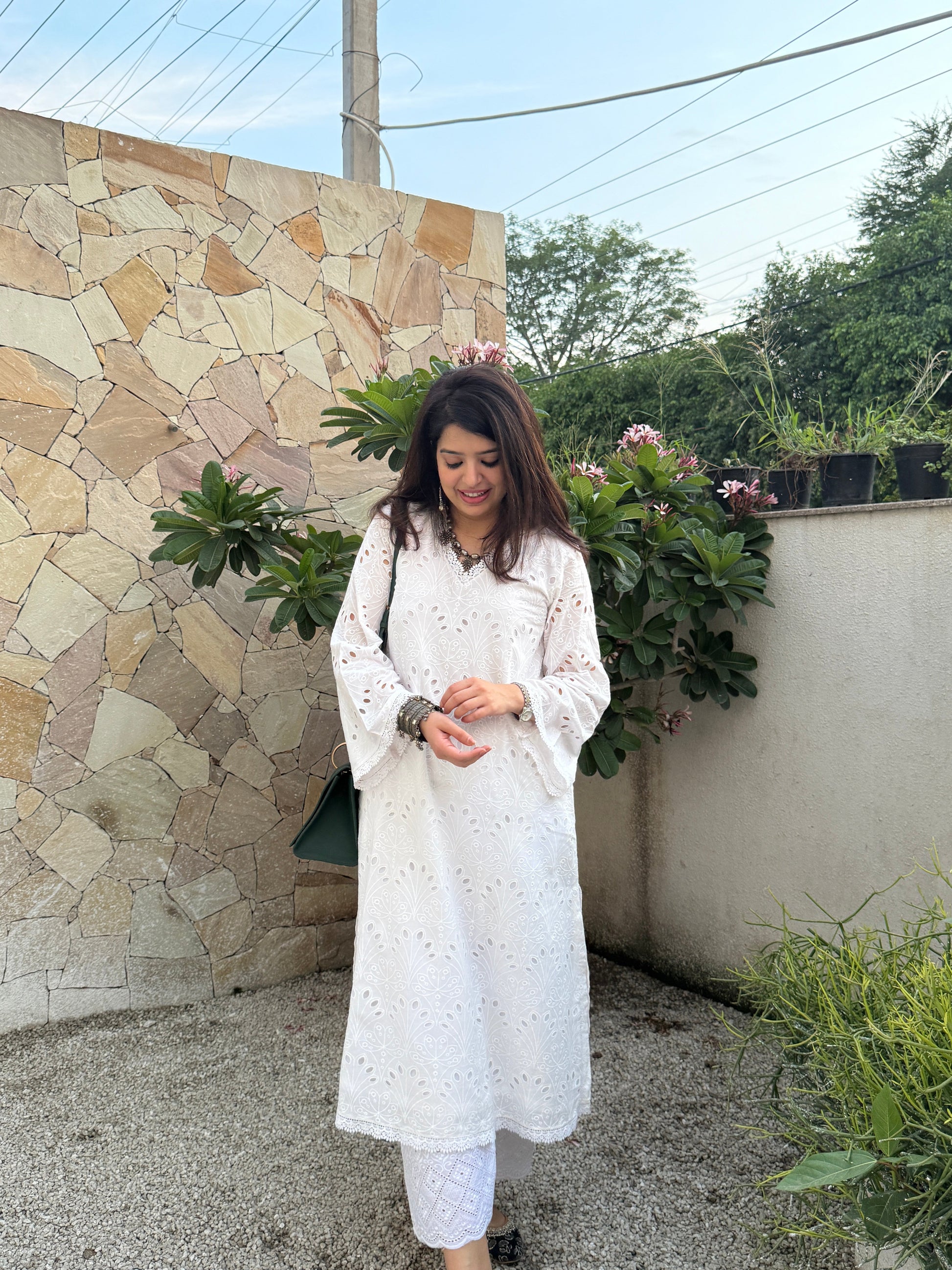 Noor White Kurta