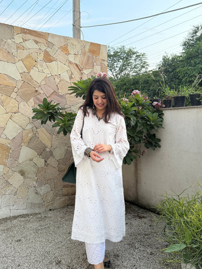 Noor White Kurta
