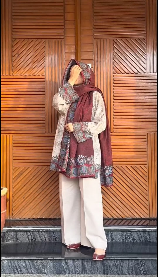 Navya  Printed Crepe Set