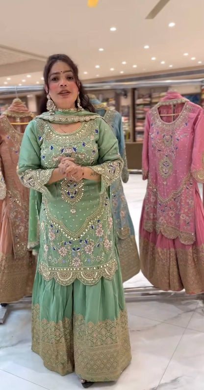 New Arrival – Premium Sharara Palazzo with Dupatta