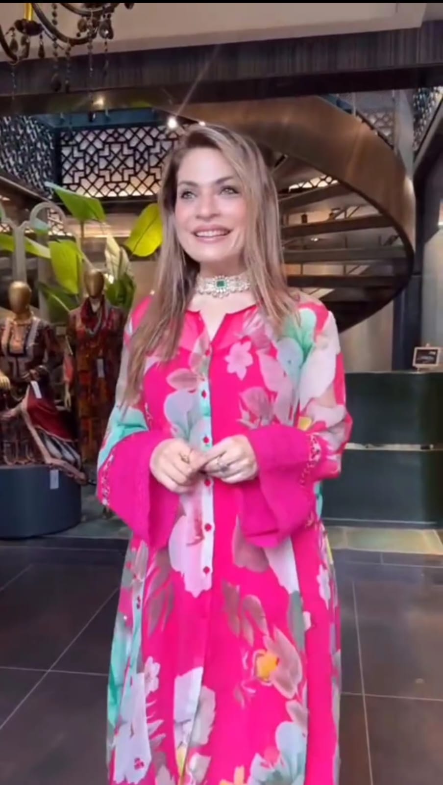 Printed Straight Kurta Set Trousers