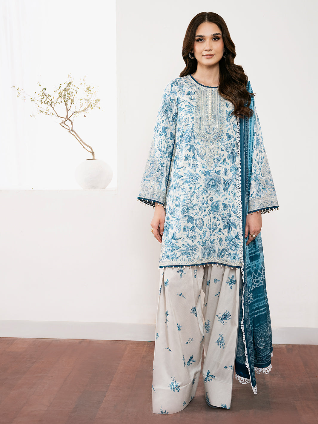 Kalamkari Farsi Suit Set