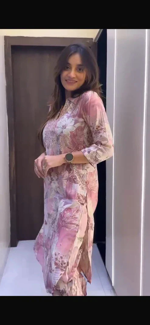 Label Mishwa Featuring beautiful Heavy Co-ord Set