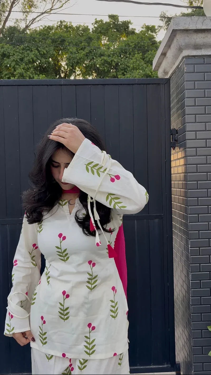 Ananya off white Farshi salwar set
