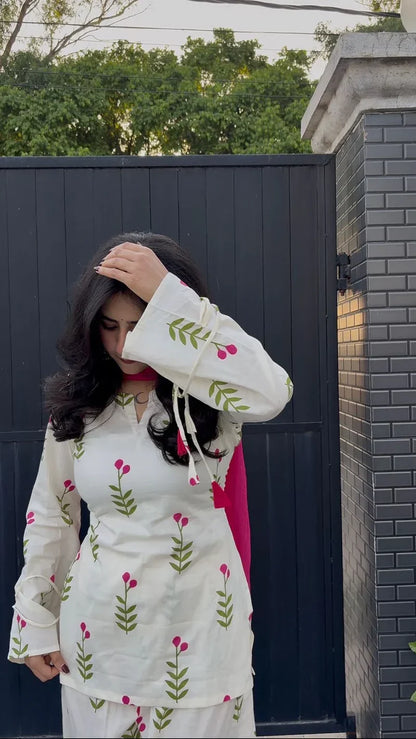 Ananya off white Farshi salwar set