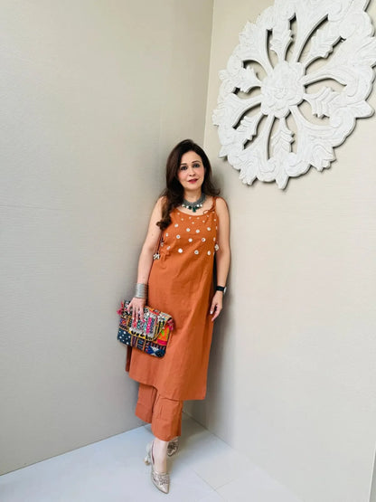 Premium Cotton Slub Co-ord Set For Women