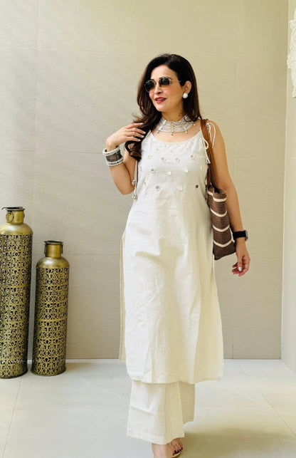 Premium Cotton Slub Co-ord Set For Women