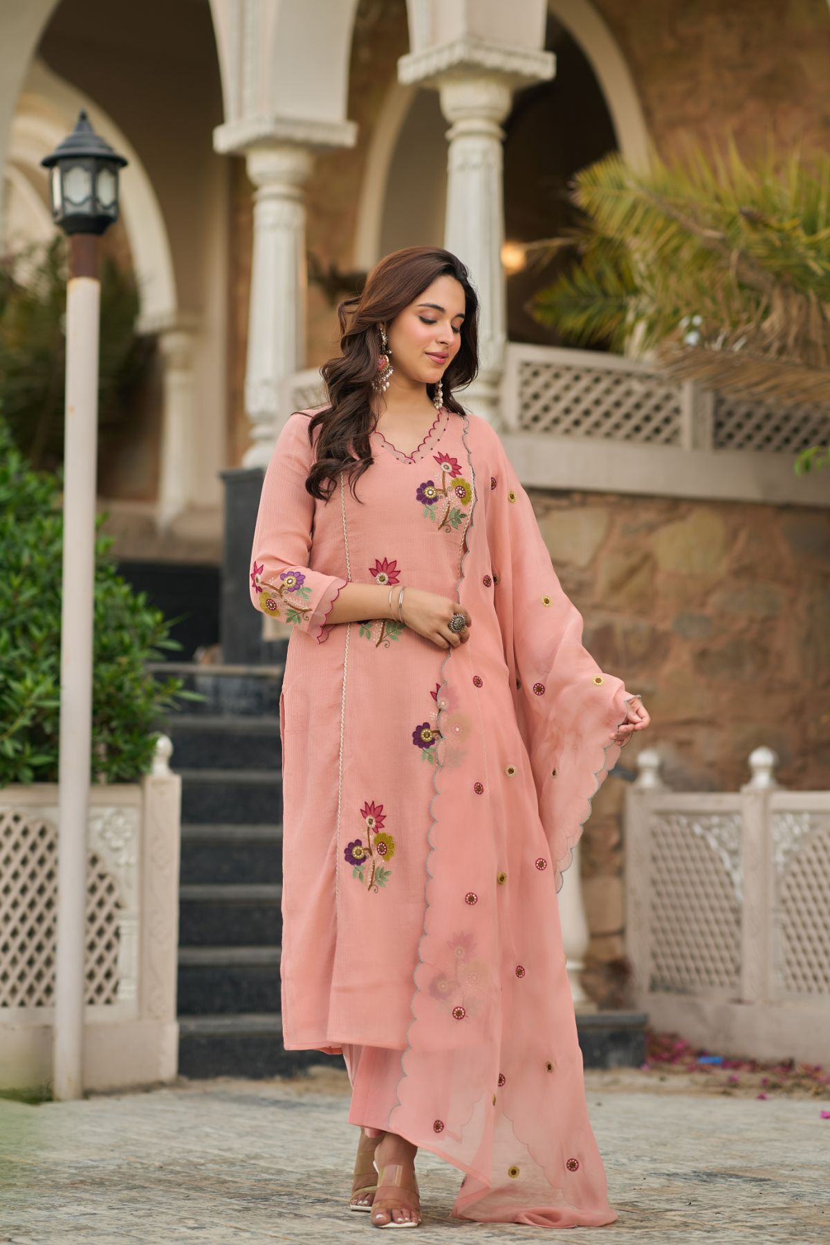 Peach Blush Suit Set