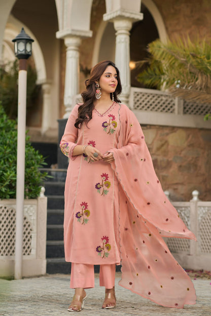 Peach Blush Suit Set