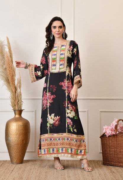 Naksh-o-Nigaar Dress - Pure Crepe