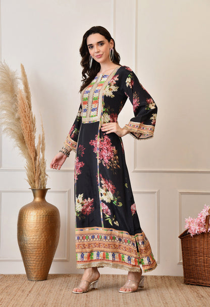 Naksh-o-Nigaar Dress - Pure Crepe