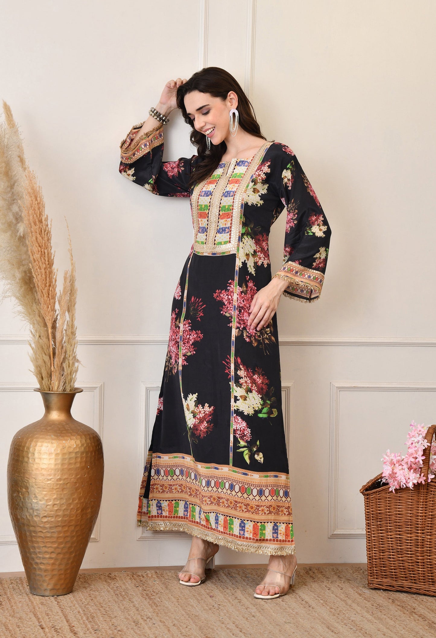 Naksh-o-Nigaar Dress - Pure Crepe