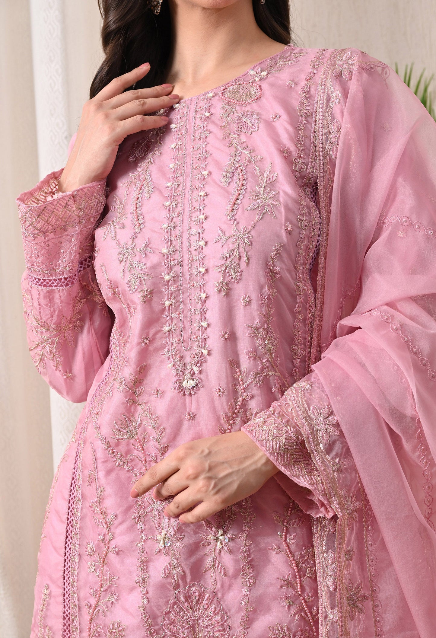 Blooming rose set - Pure Organza