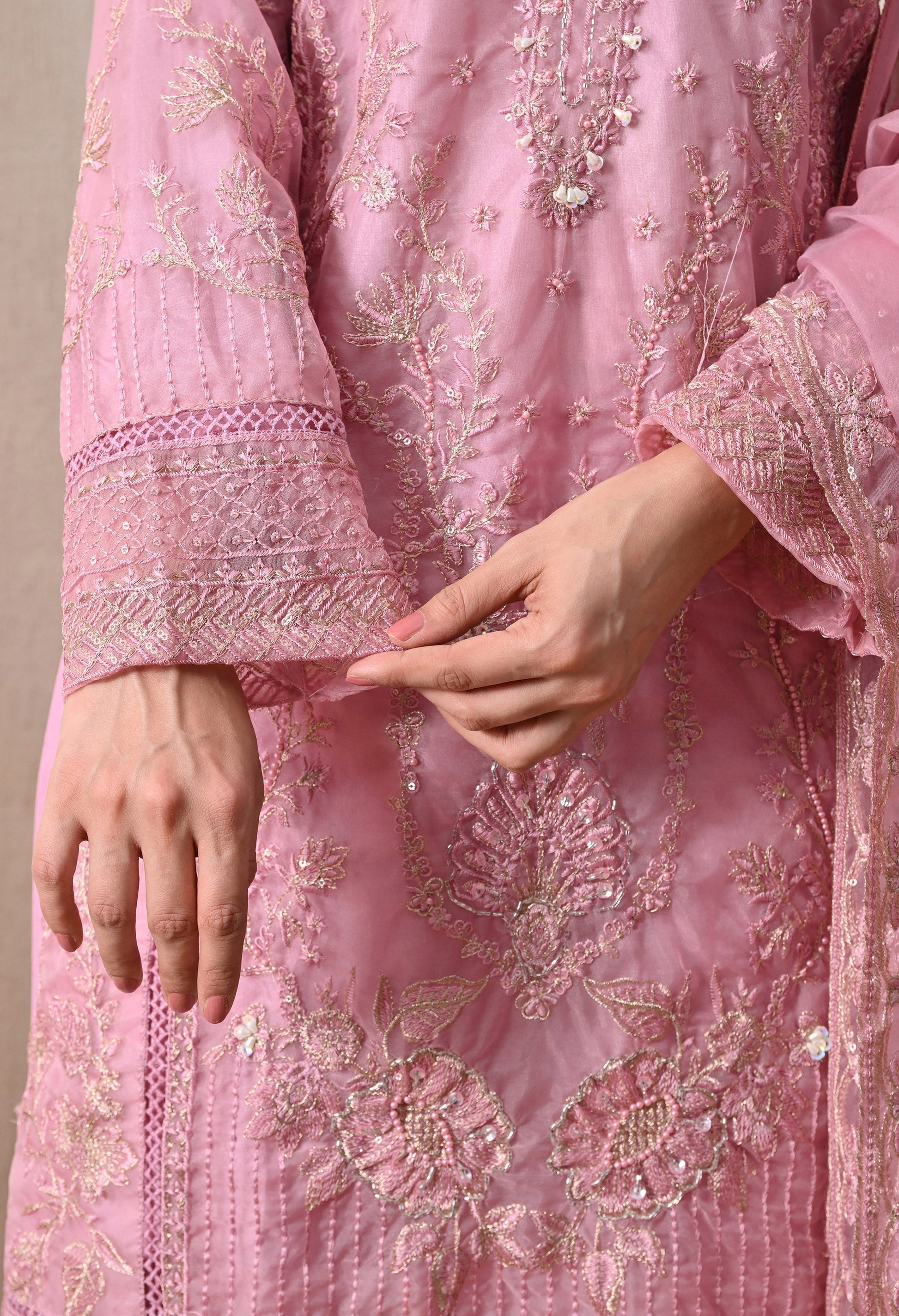 Blooming rose set - Pure Organza