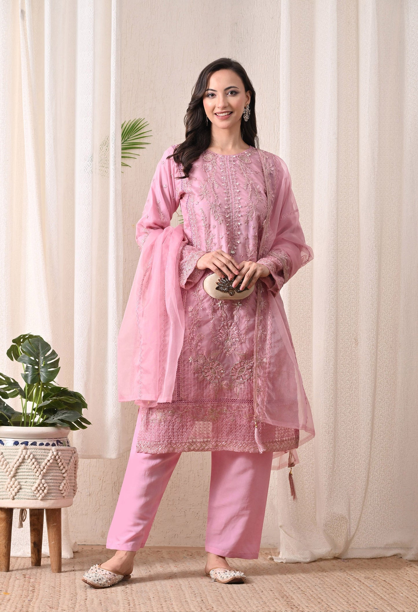 Blooming rose set - Pure Organza