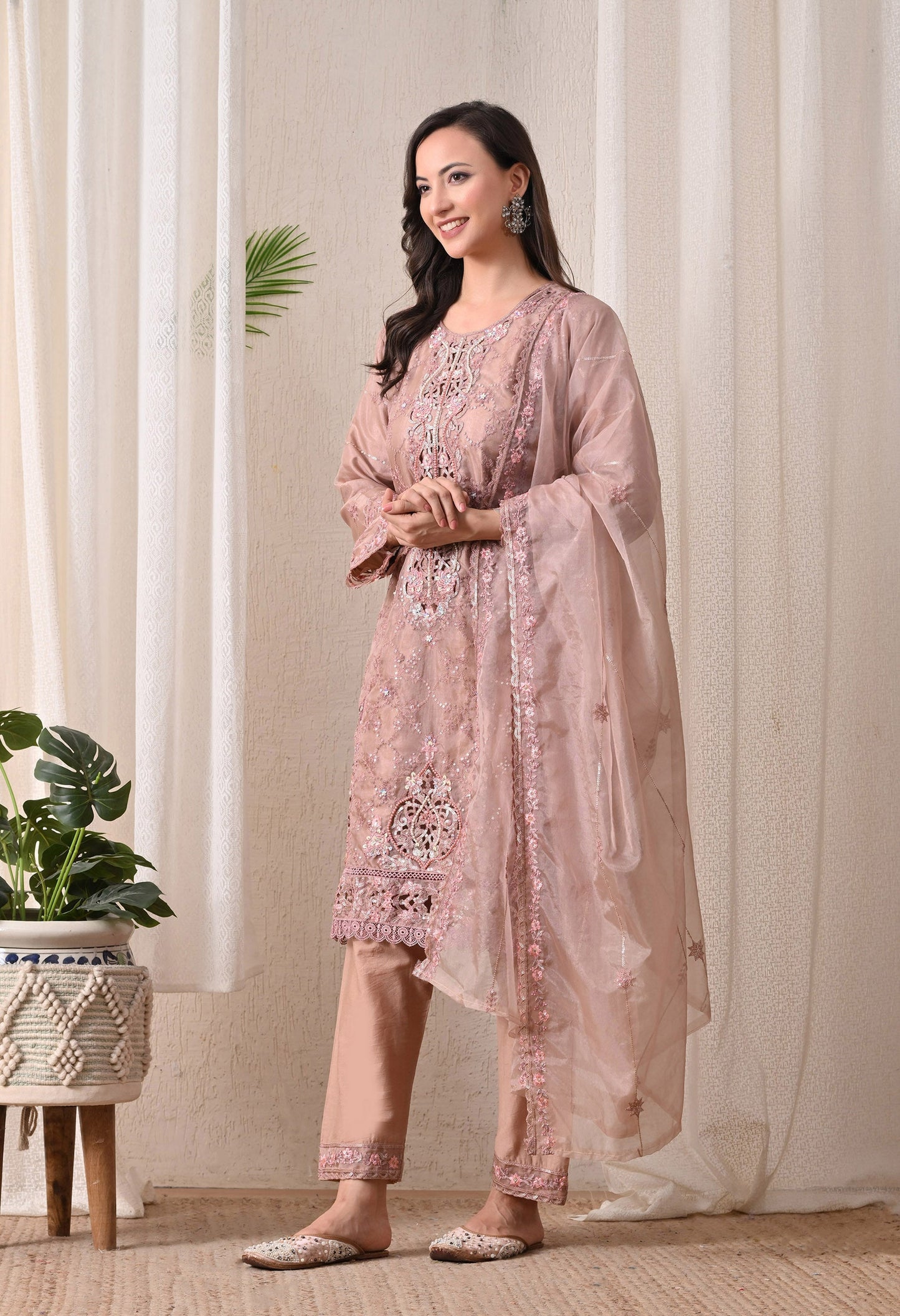 Noor-E-Gulnaar - Pure Organza