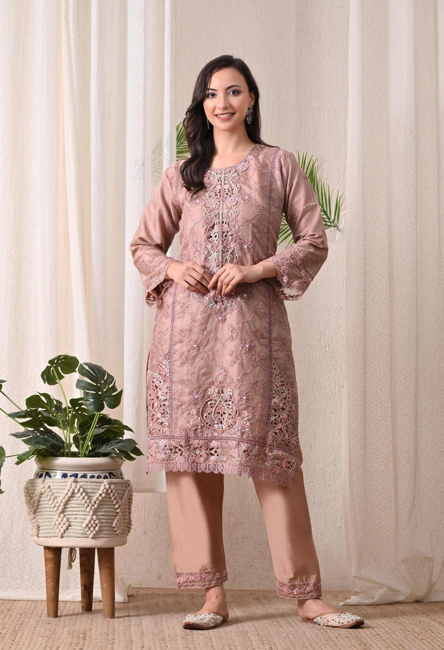 Noor-E-Gulnaar - Pure Organza