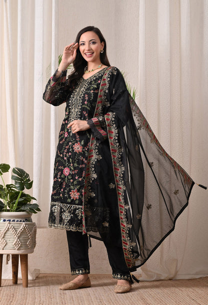 Noor-E-Shab - Pure Organza