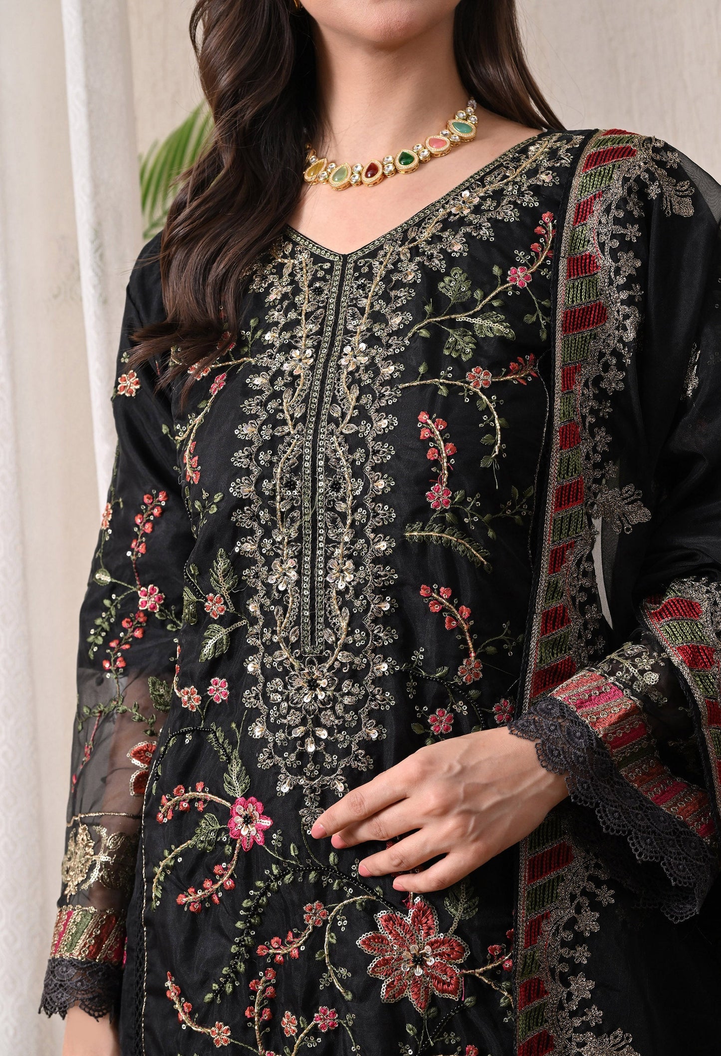 Noor-E-Shab - Pure Organza