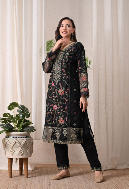 Noor-E-Shab - Pure Organza