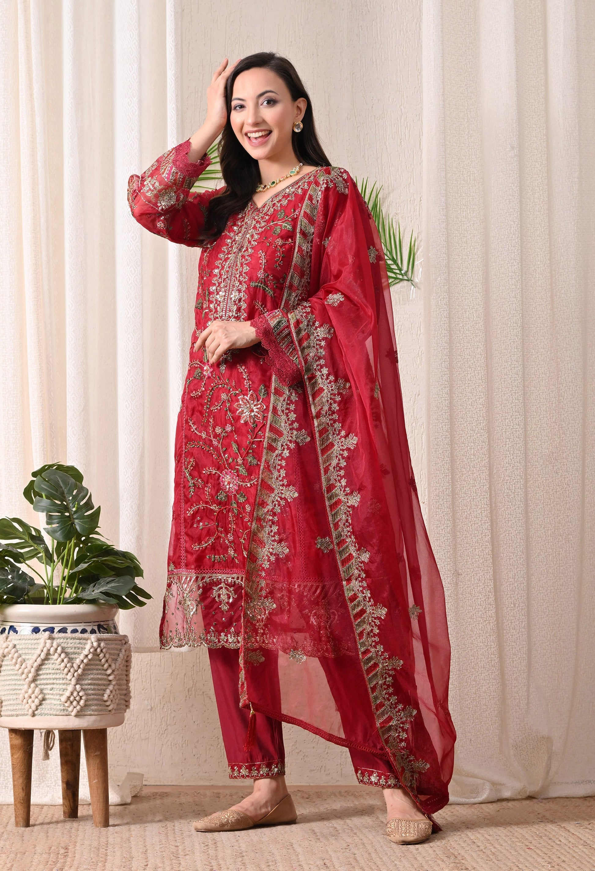 Noor-E-Shab - Pure Organza