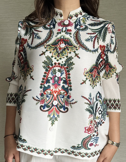 Ivory Printed Co-Ord Set