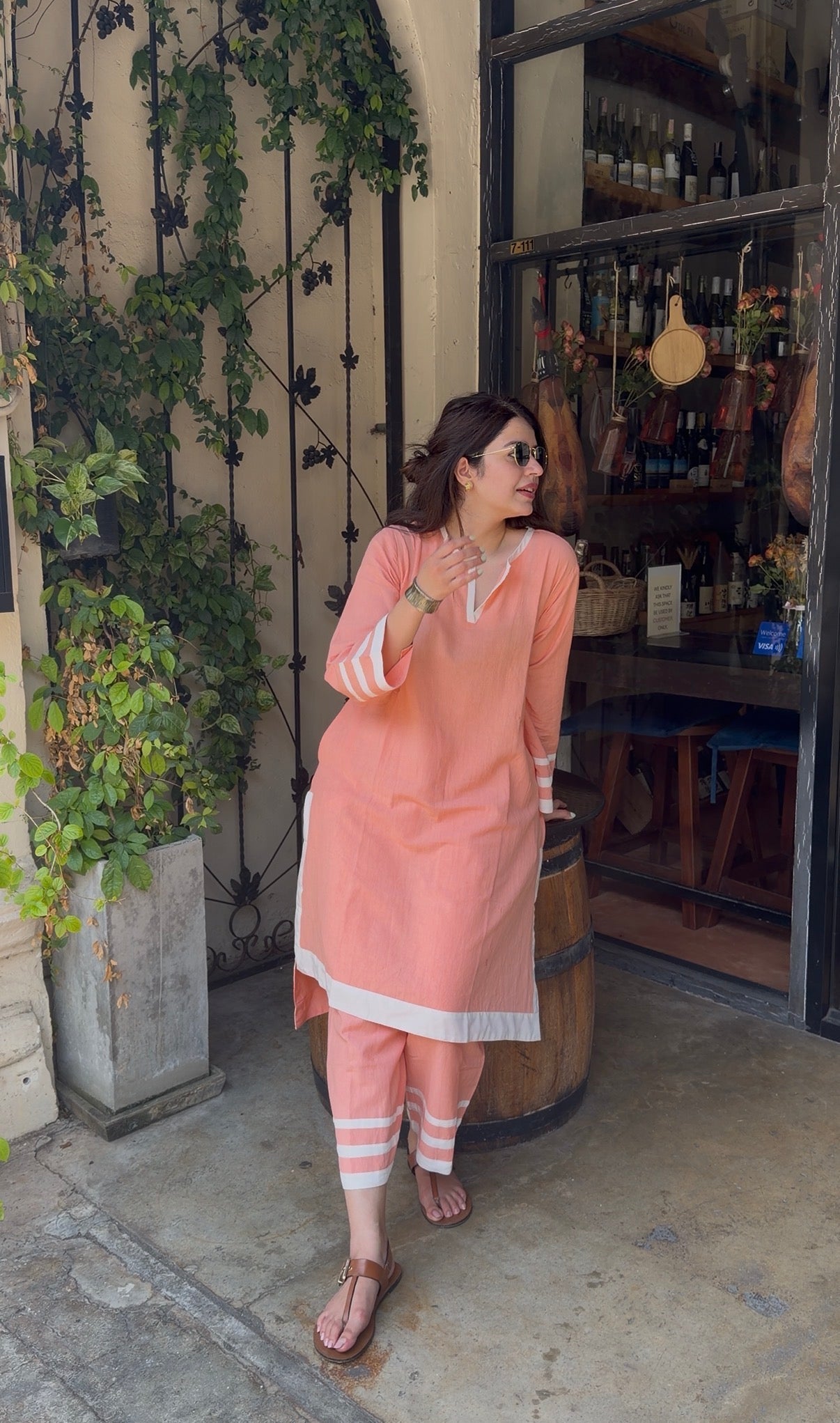 Nazm Off White Coord Set