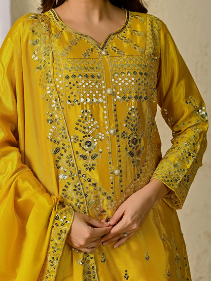 Launching Designer Party Wear Set: Top, Sharara Palazzo & Dupatta