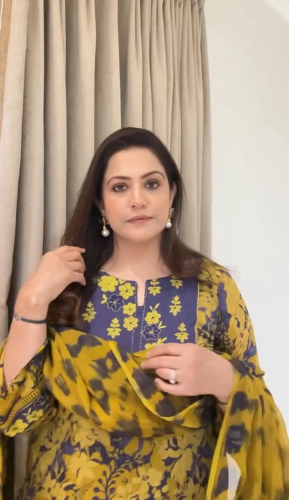 Chicora  Rakhi Style Suits Yellow