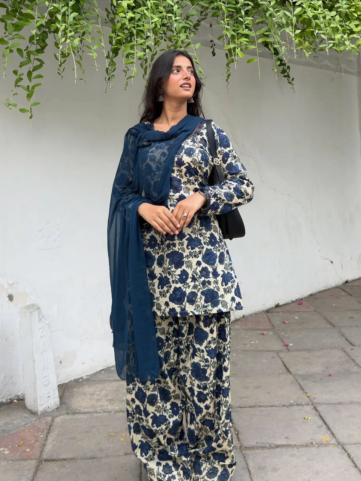 Kiya Midnight Bloom Farshi Suit Set