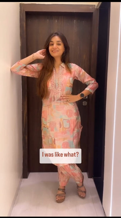 Label Mishwa Featuring beautiful Heavy Co-ord Set