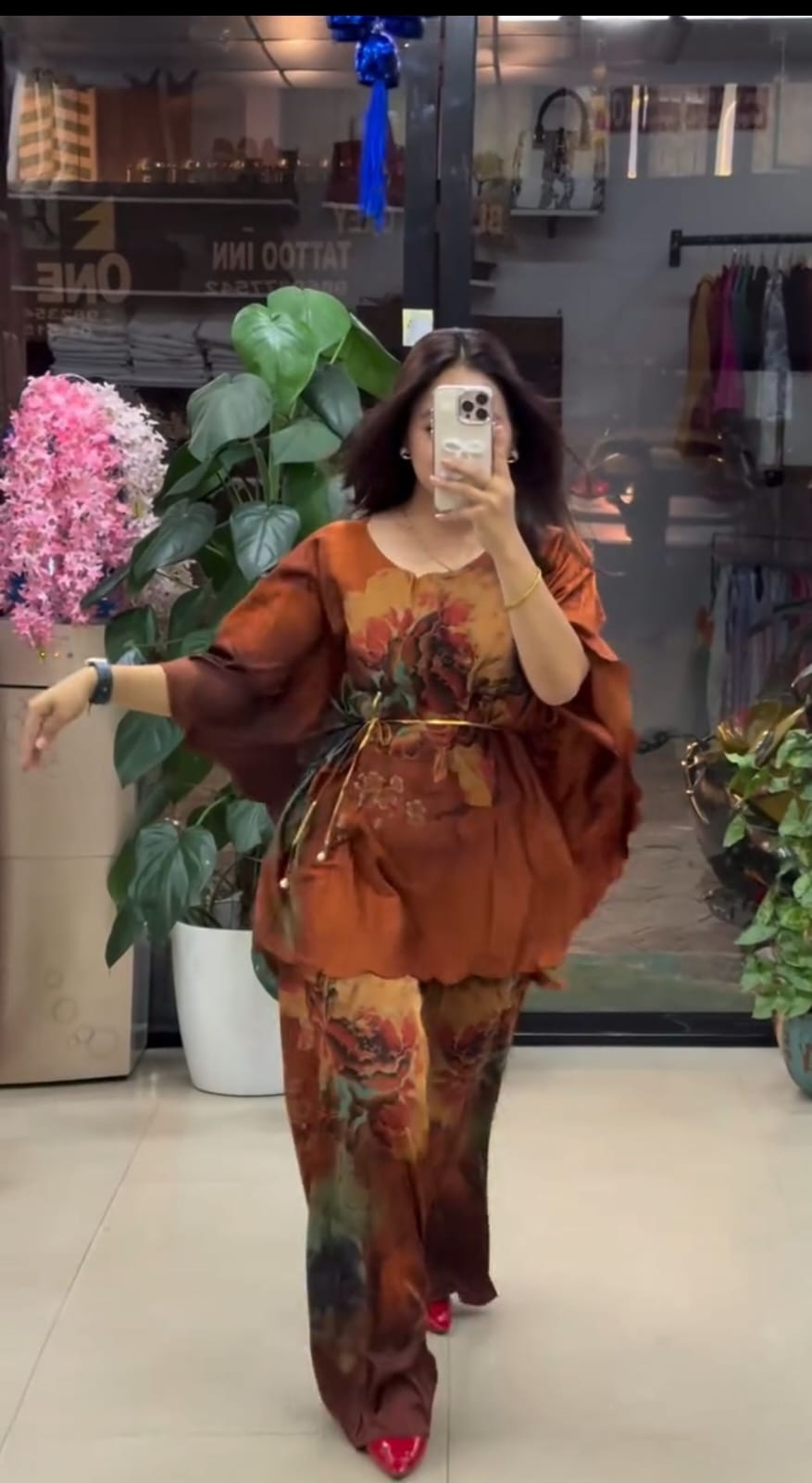Wrinkle Tissue Dress Co-Ord Set New Launch 2pc set