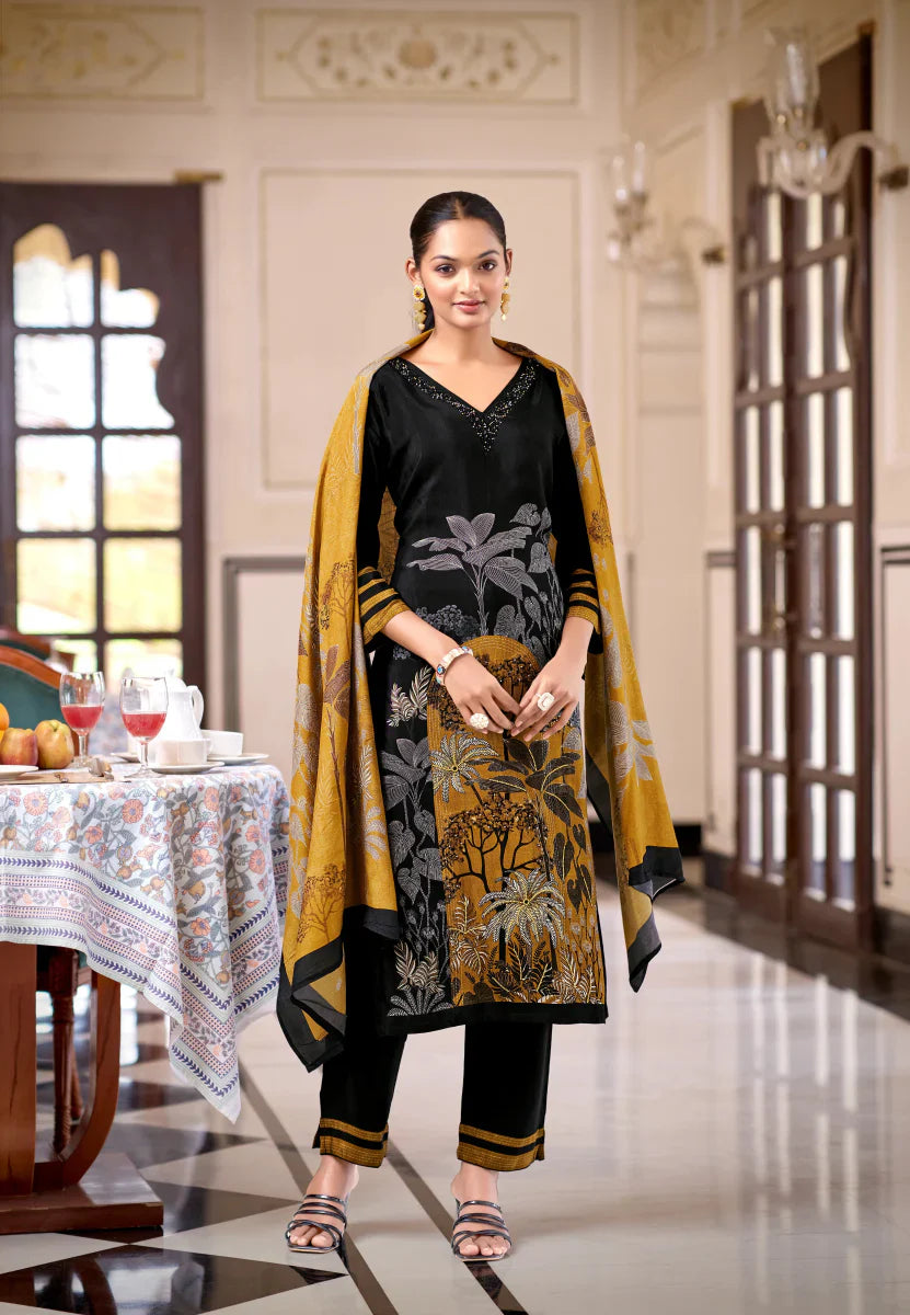 BLACK MUSTARD SUITS