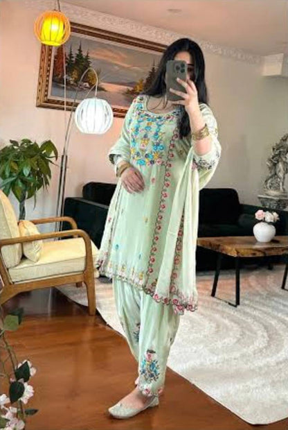 Premium Chinnon Silk Party Wear Collection