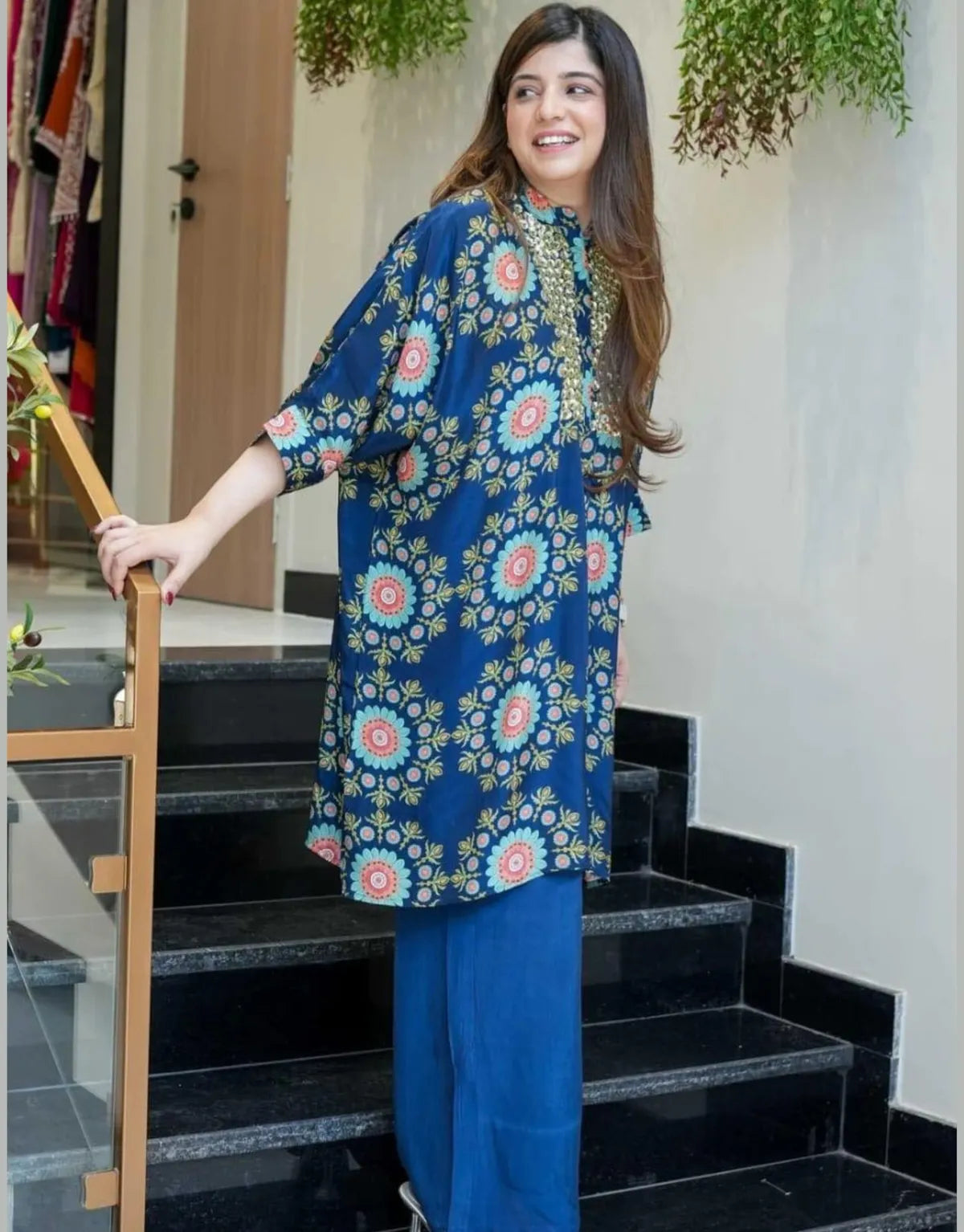 Anvi"s Kaftan Style Coord Set