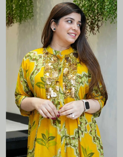 Anvi"s Kaftan Style Coord Set