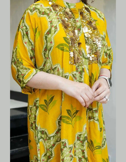 Anvi"s Kaftan Style Coord Set