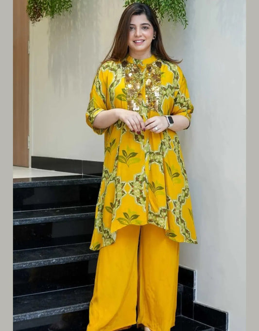 Anvi"s Kaftan Style Coord Set