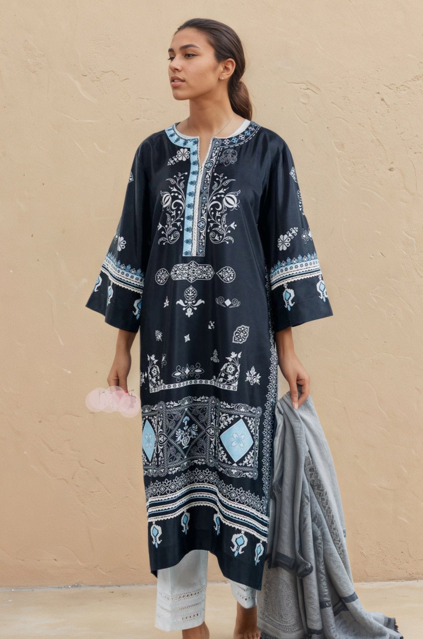 Tara Bloom Co-ord Set (NO DUPATTA)