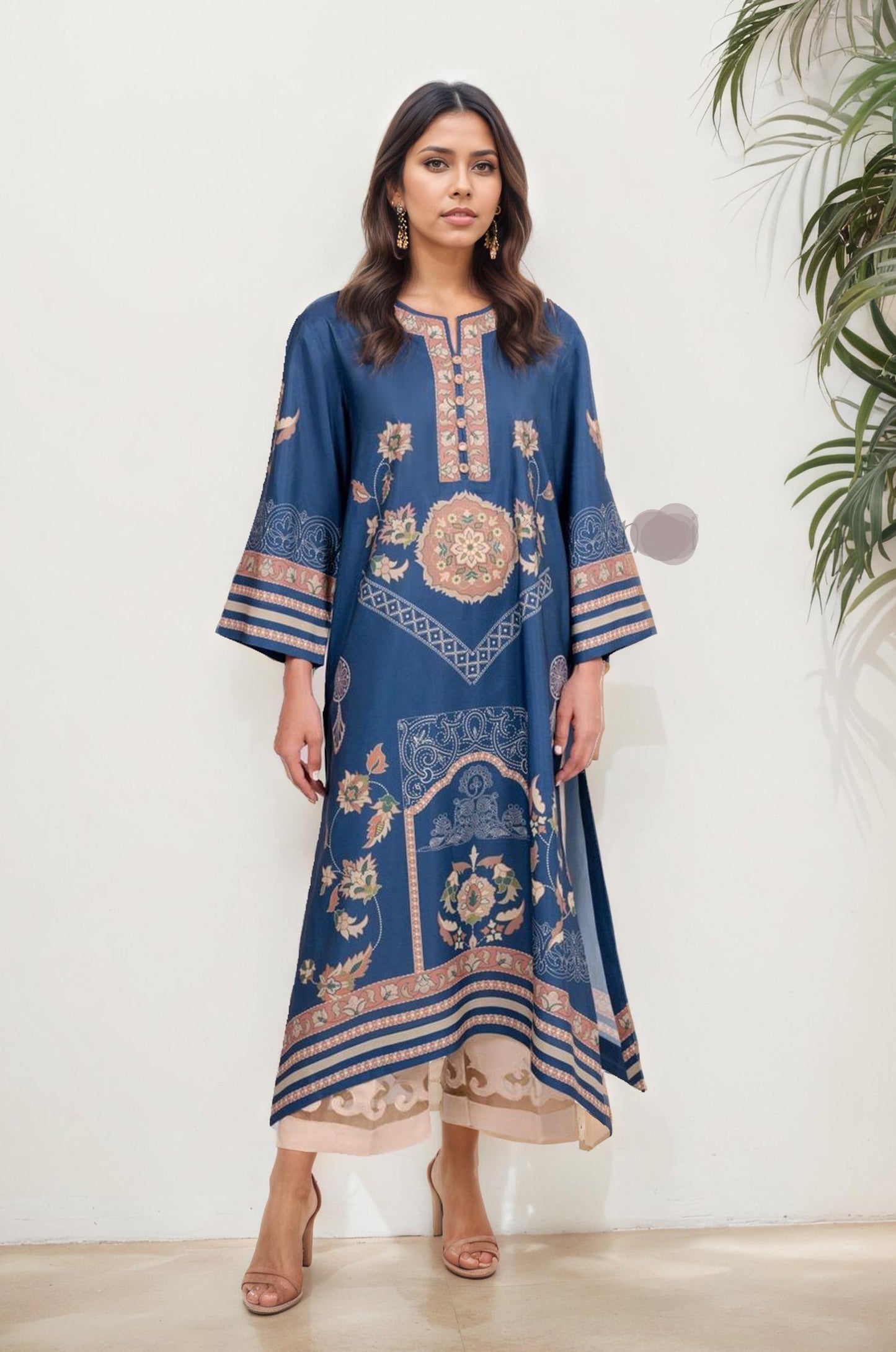 Tara Bloom Co-ord Set (NO DUPATTA)