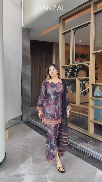 Women Digital Print  Kurta Suit Set