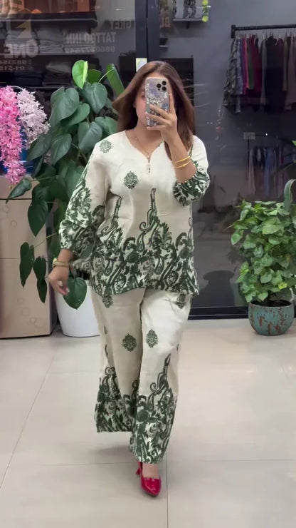 Women Stylish Printed Co-ord Set