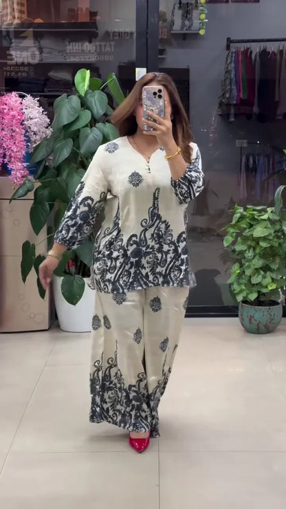 Women Stylish Printed Co-ord Set